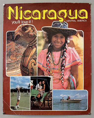 Link to  Nicaragua 'you'll love it!' PosterNicaragua, c. 1990s  Product