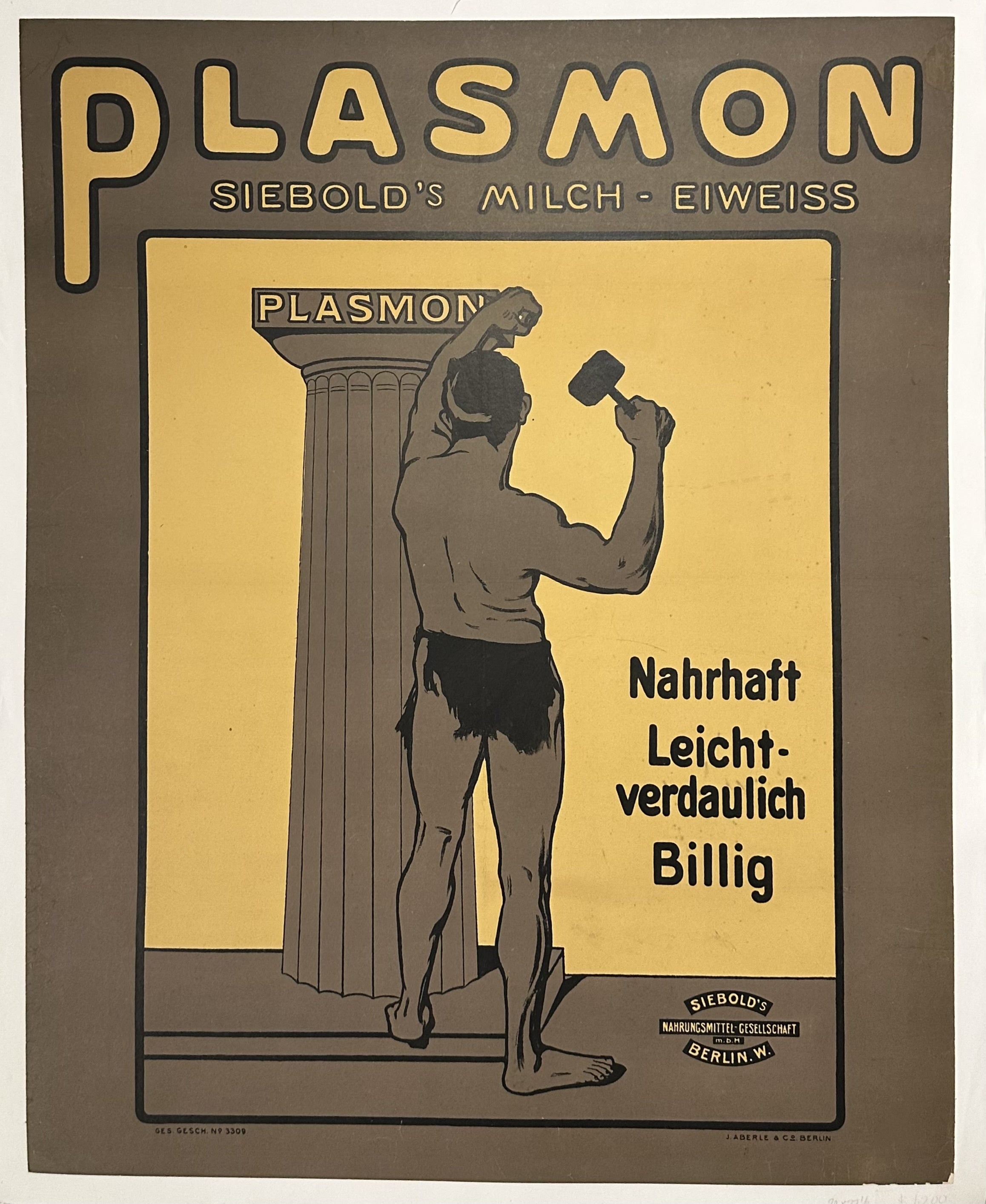 Plasmon Siebold's Milch-Eiweiss