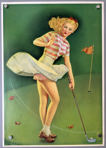 Pin-Up Golf Girl