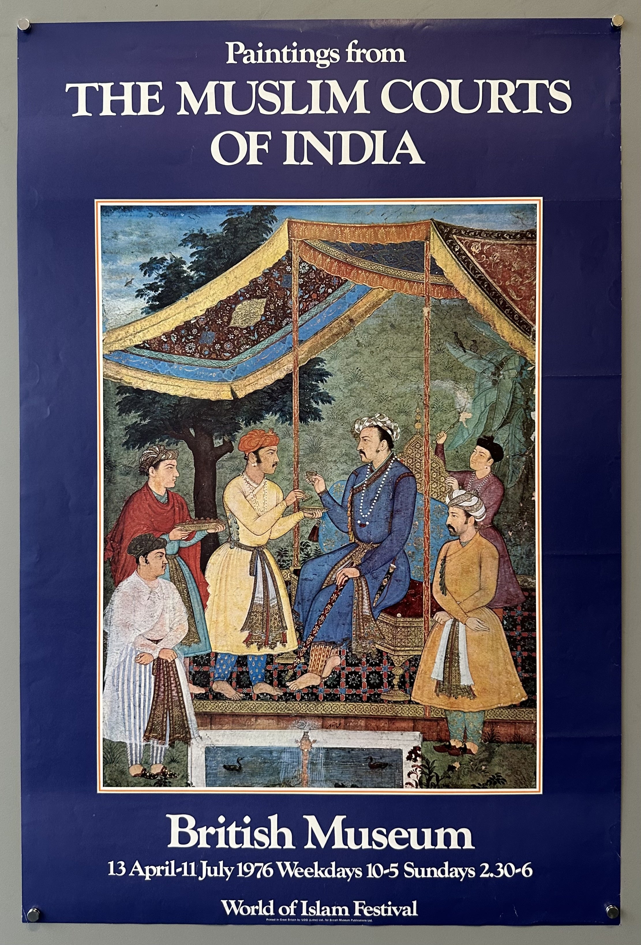 Paintings from the Muslim Courts of India Poster