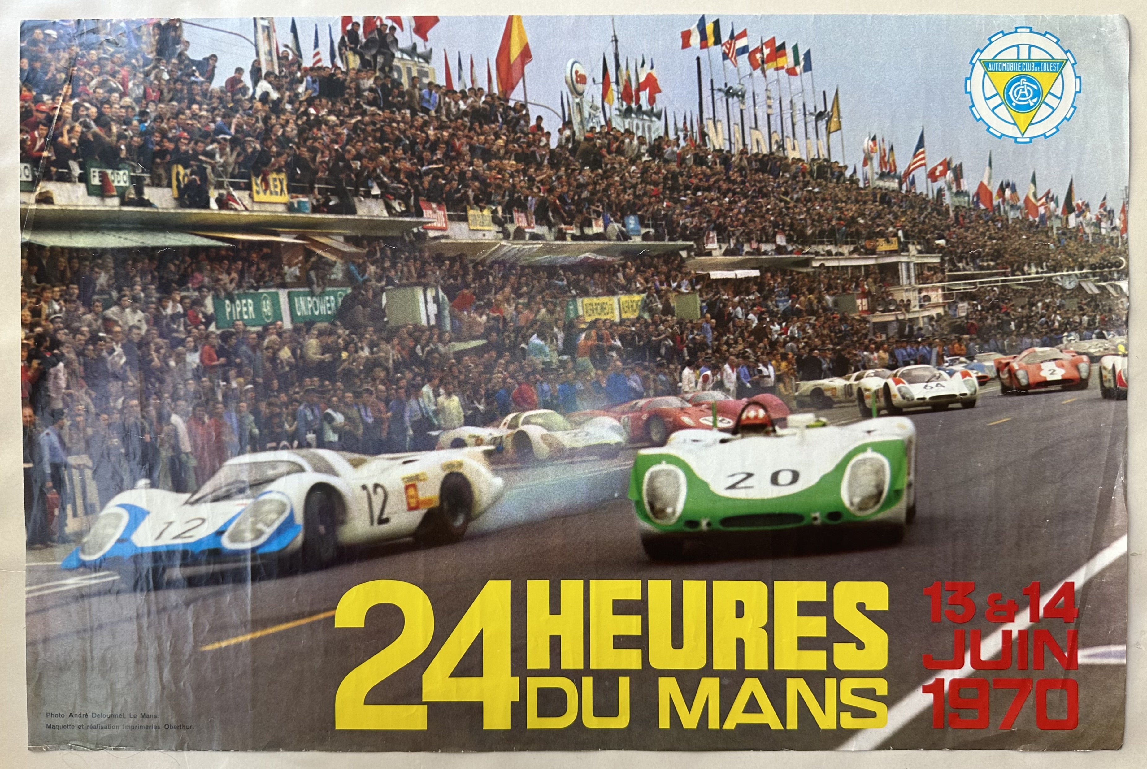 24 Heures Du Mans 1970 Poster