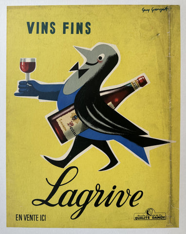 Vins Fins Lagrive Poster