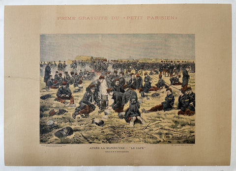 Link to Prime Gratuite du 'Petit Parisien' Après la ManœuvreFrance, 1897 Product