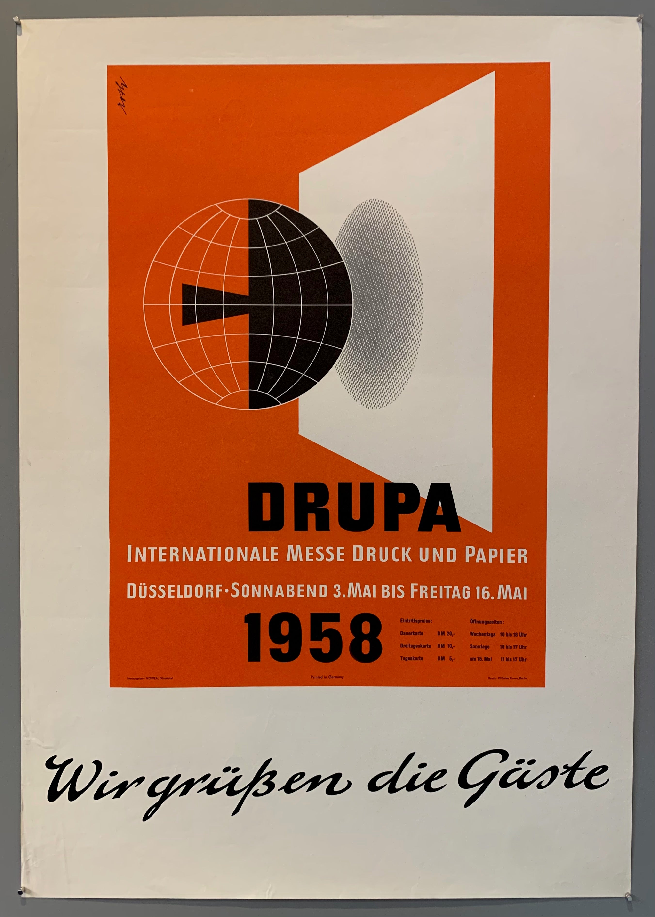 Drupa 1958 Poster