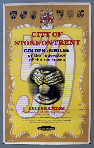 Link to City of Stoke-on-Trent Golden Jubilee PosterEngland, 1960 Product