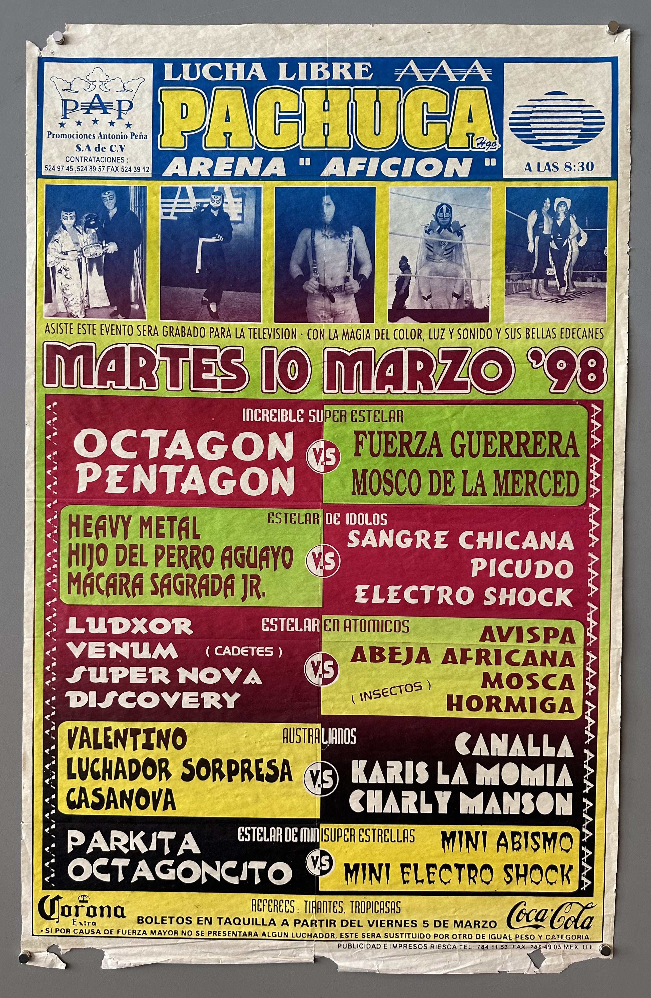 Lucha Libre Pachuca Poster