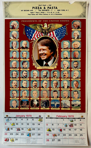 Link to Presidents of the United States, James E. Carter Calendar PosterUSA, 1977-78 Product