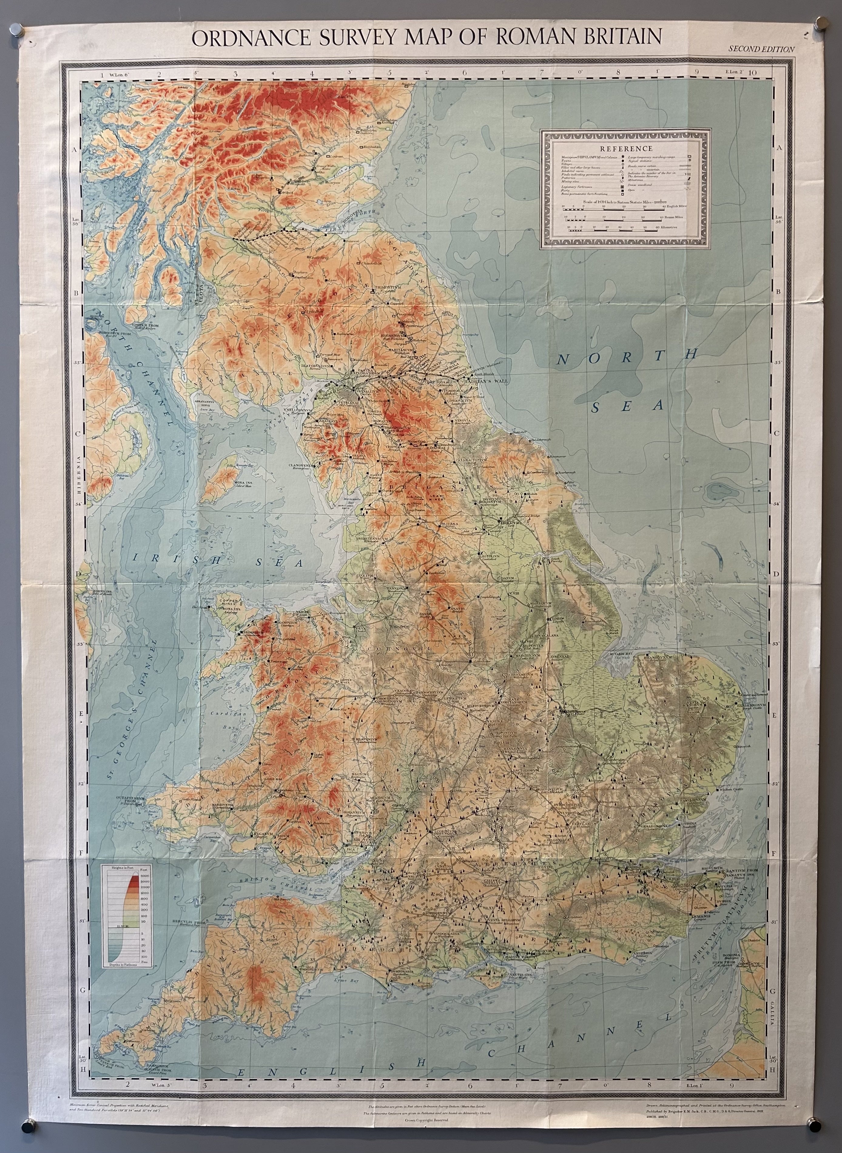Ordnance Survey Map of Roman Britain