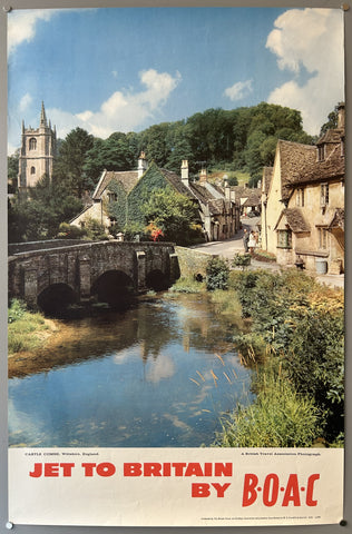 Link to Jet There by BOAC and BOAC Cunard PosterEngland, c. 1960s Product
