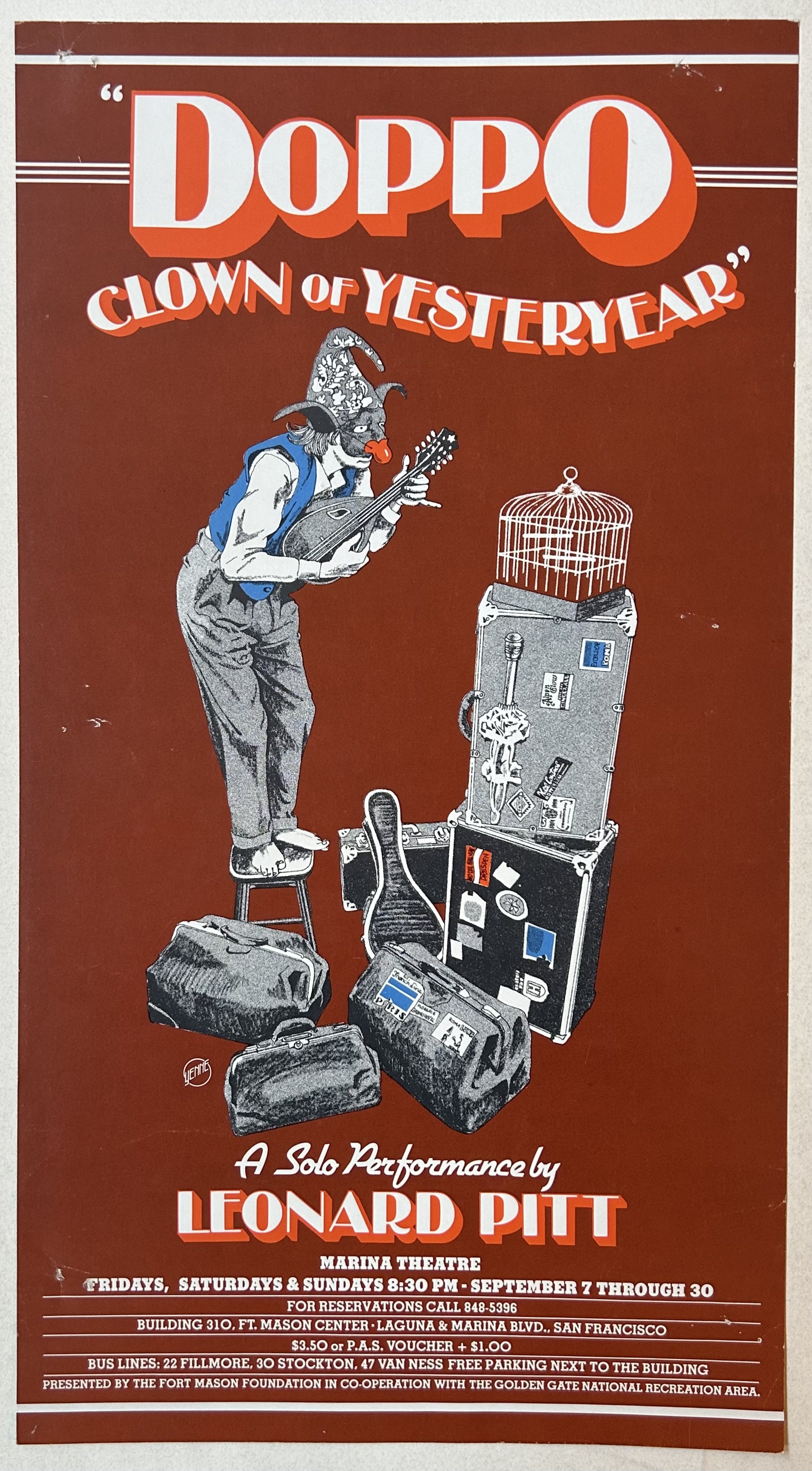 Doppo Clown of Yesteryear Poster