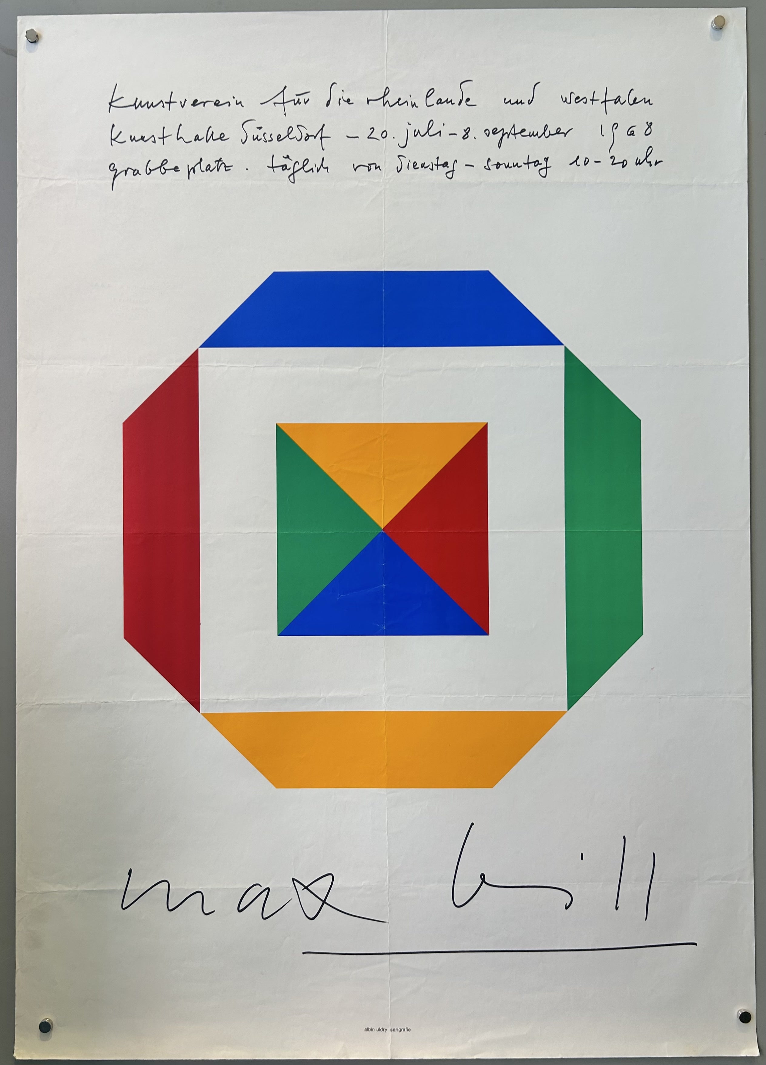 Max Bill, Kunsthaus Düsseldorf