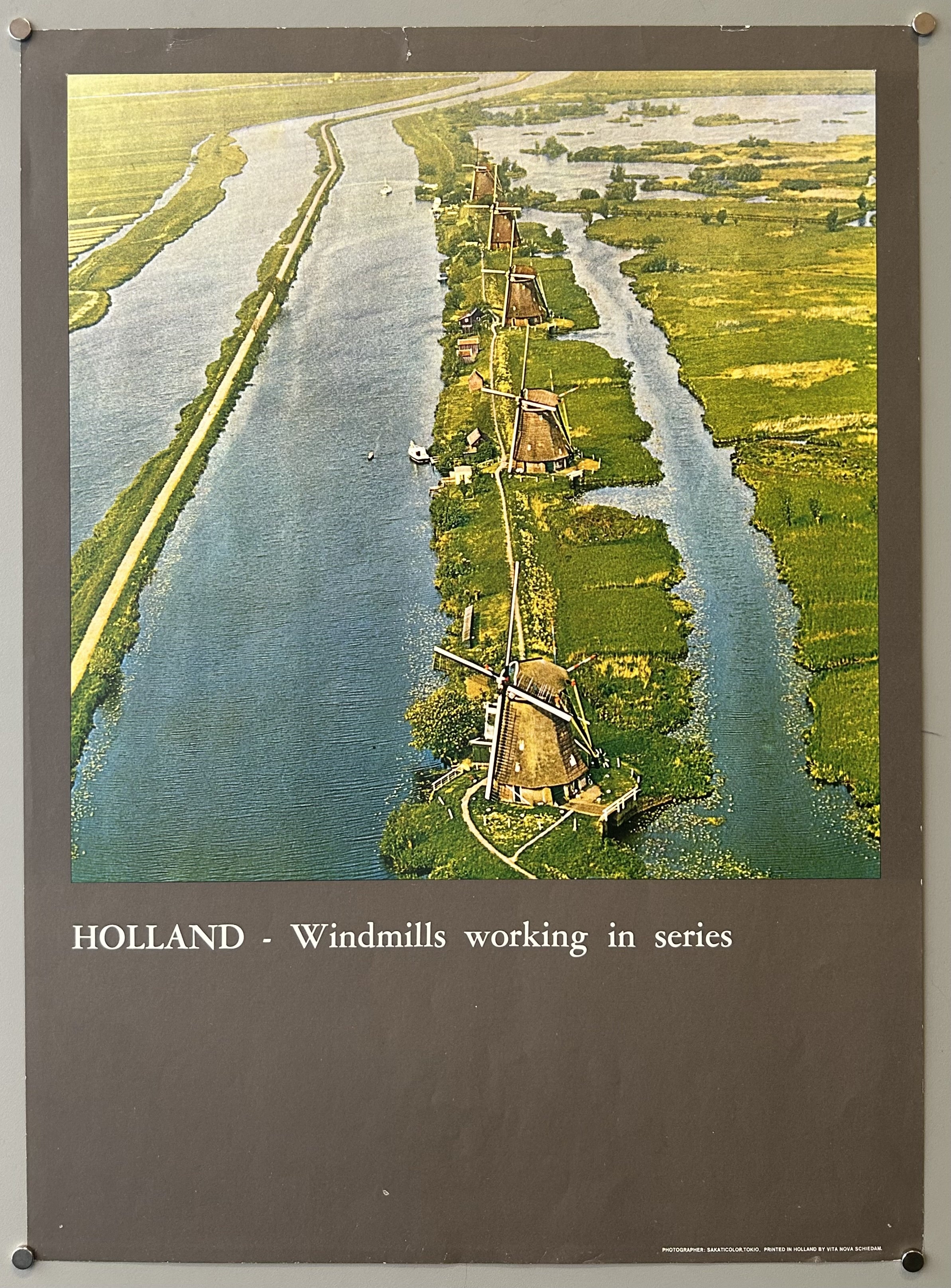 Holland - Windmills Poster