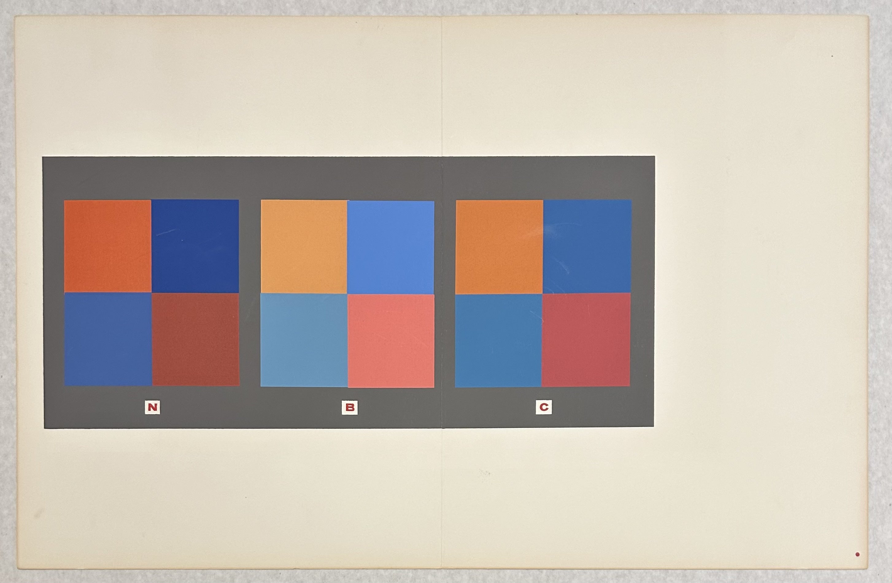 The Interaction of Color Print XIV-4