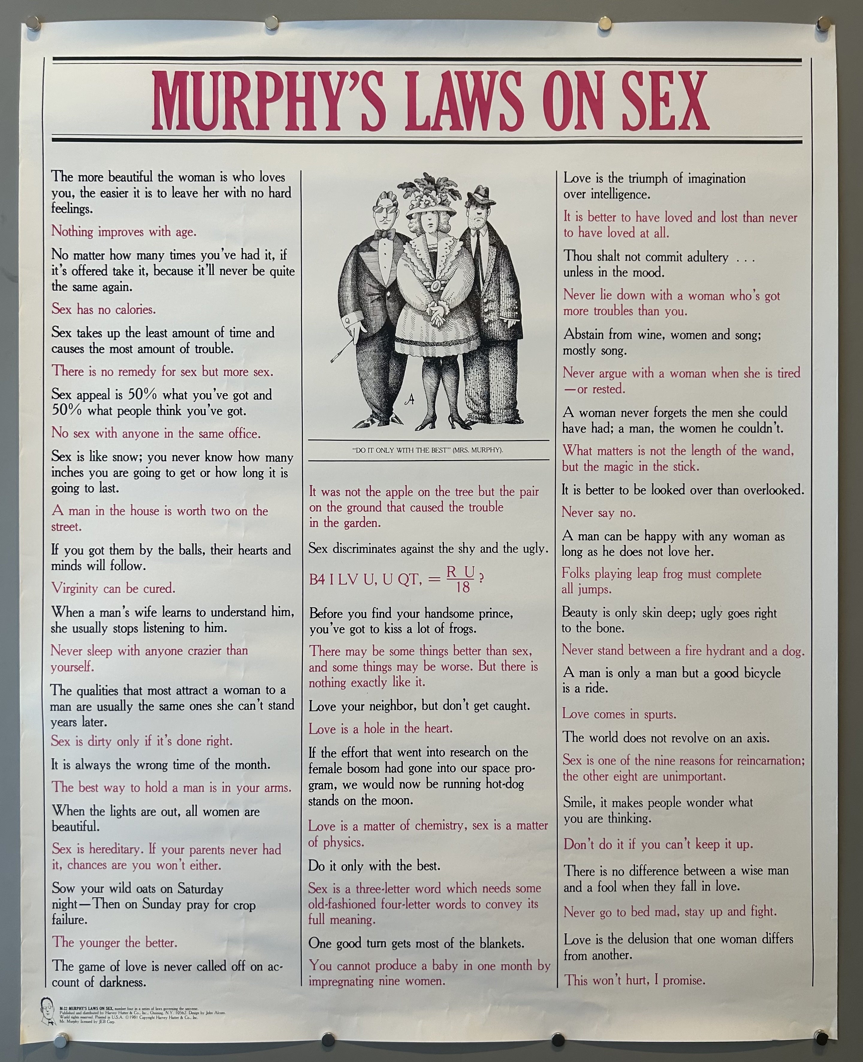 list of rules for sex
