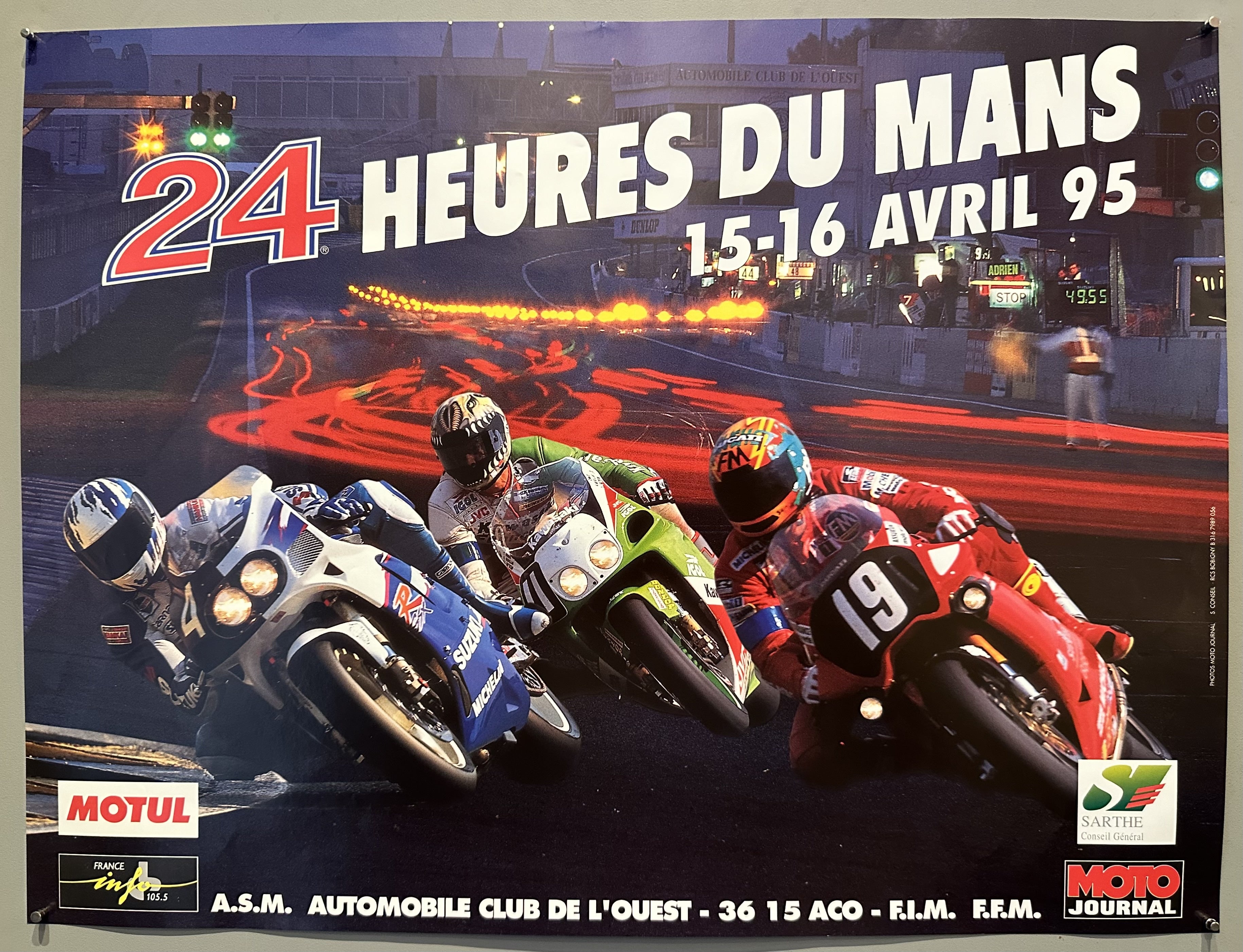 24 Heures du Mans 1995 Poster