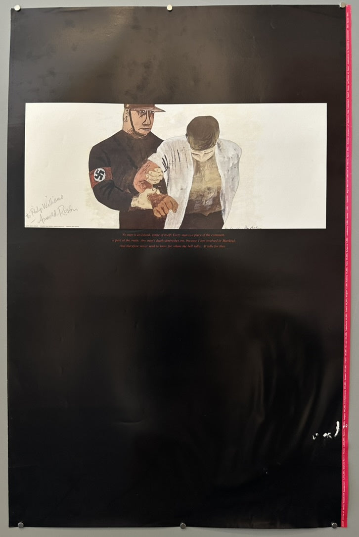 production of a famous anti-Nazi artwork by Ben Shahn, titled "This is Nazi Brutality". The original poster was created for the U.S. Office of War Information during World War II.