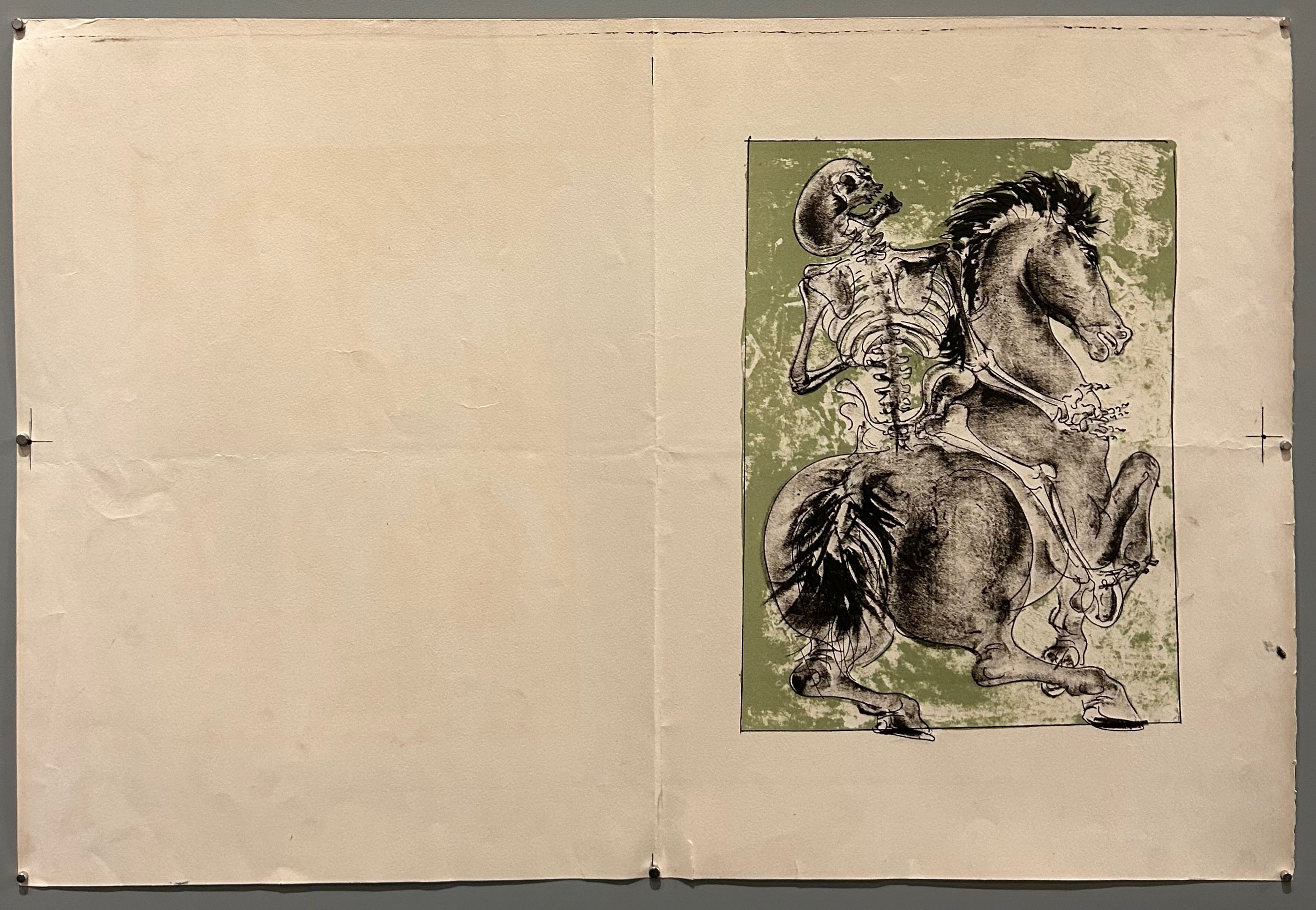 Hans Erni Horseman Poster