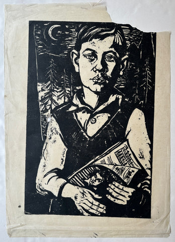 Link to  Boy With Beethoven Lithographc. 1900-1960  Product