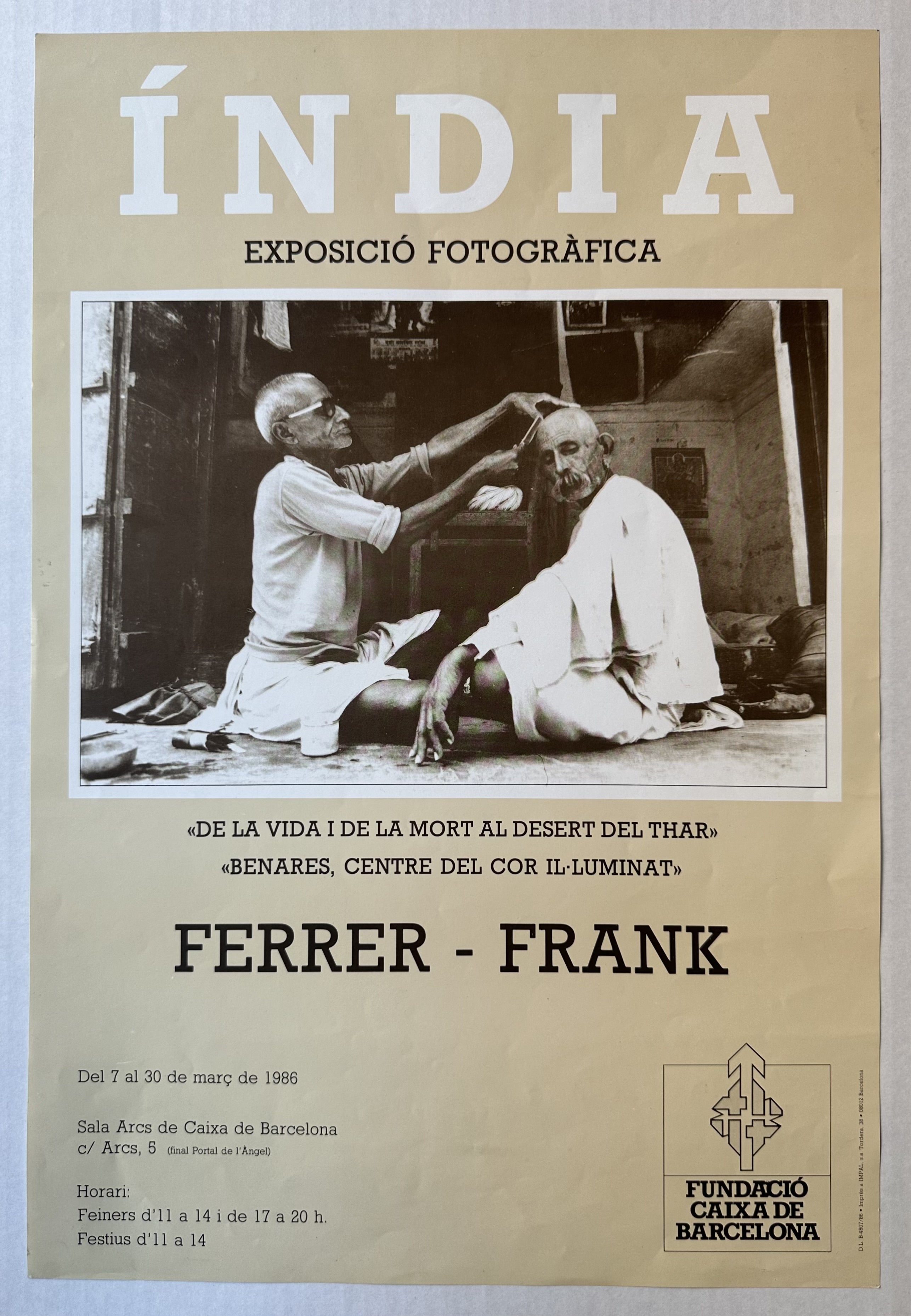 Índia Exposició Fotogràfica Poster