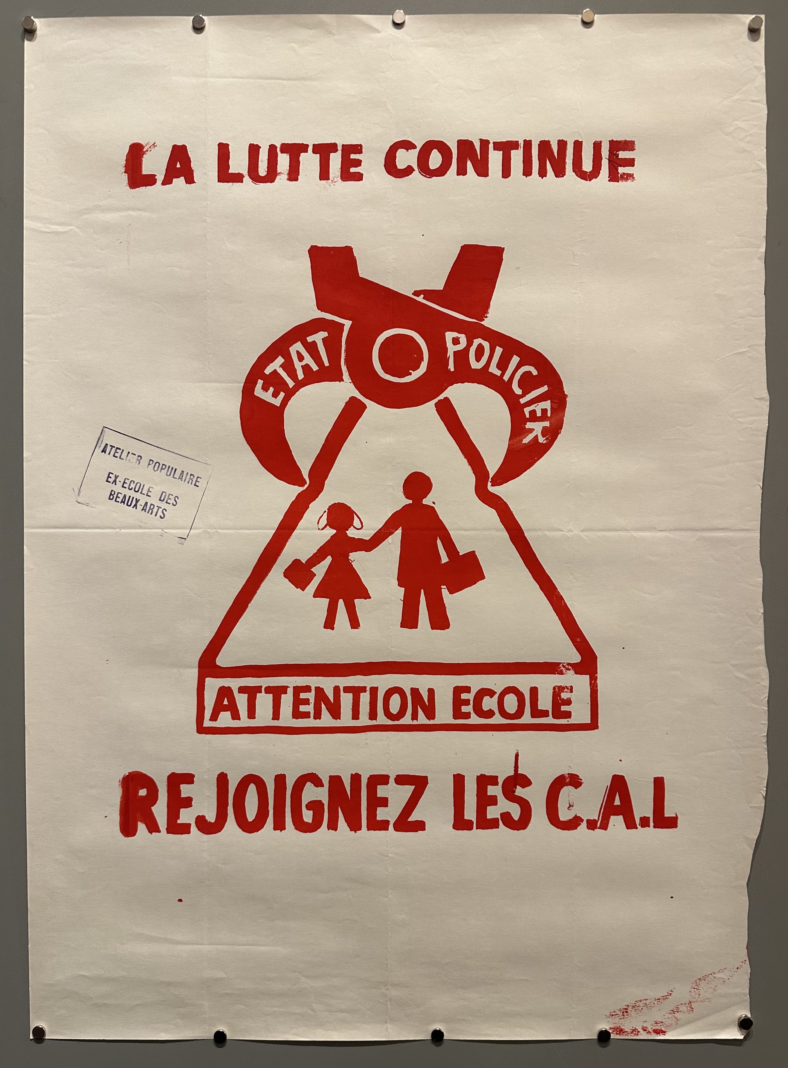 Adult and child holding hands in a triangle being crushed by a wrench with red text above and below.