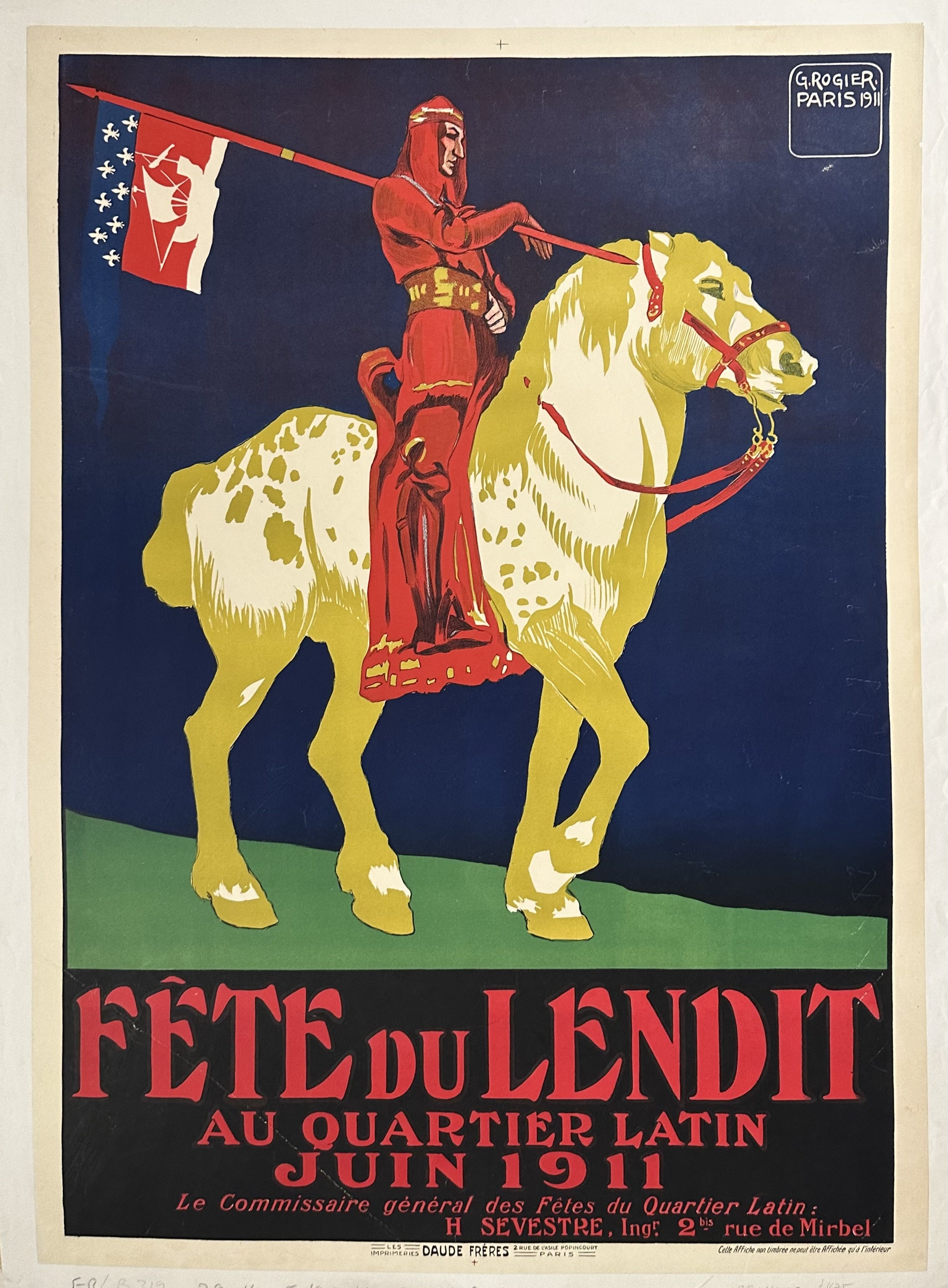 Fete du Lendit au Quartier Latin Juin 1911