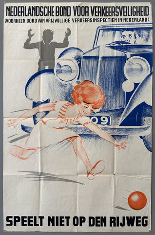 Link to Nederlandsche Bond Voor Verkeersveiligheid PosterNetherlands, c. 1940s Product