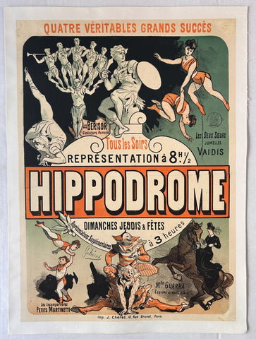 Link to  Hippodrome QUATRE VÉRITABLES GRANDS SUCCÈSFrance, 1886  Product