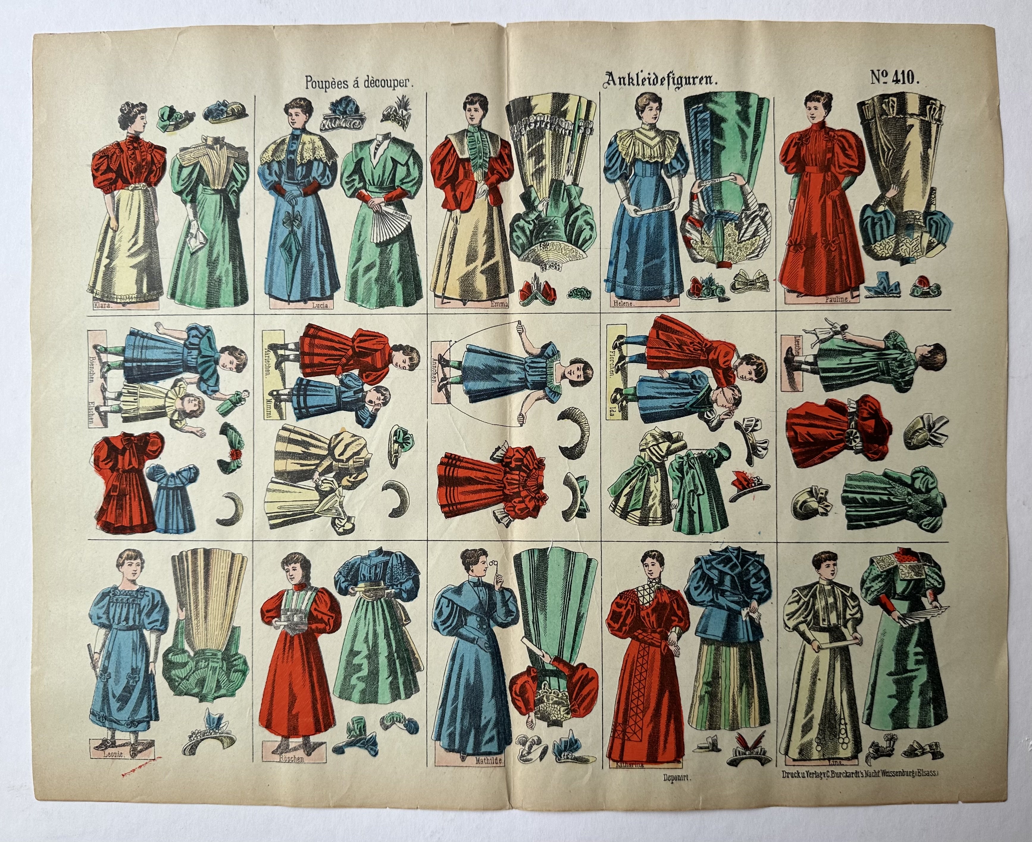 Poupées à découper 410 – Poster Museum