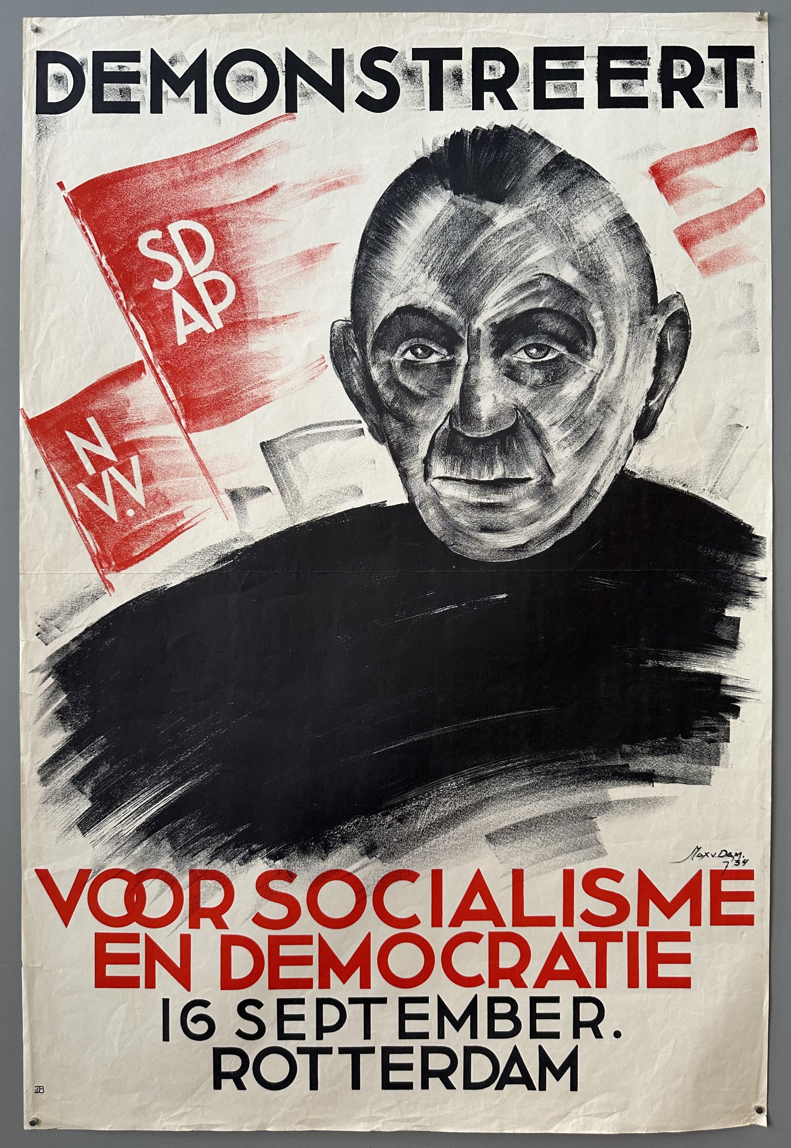 Demonstreert Voor Socialisme en Democratie