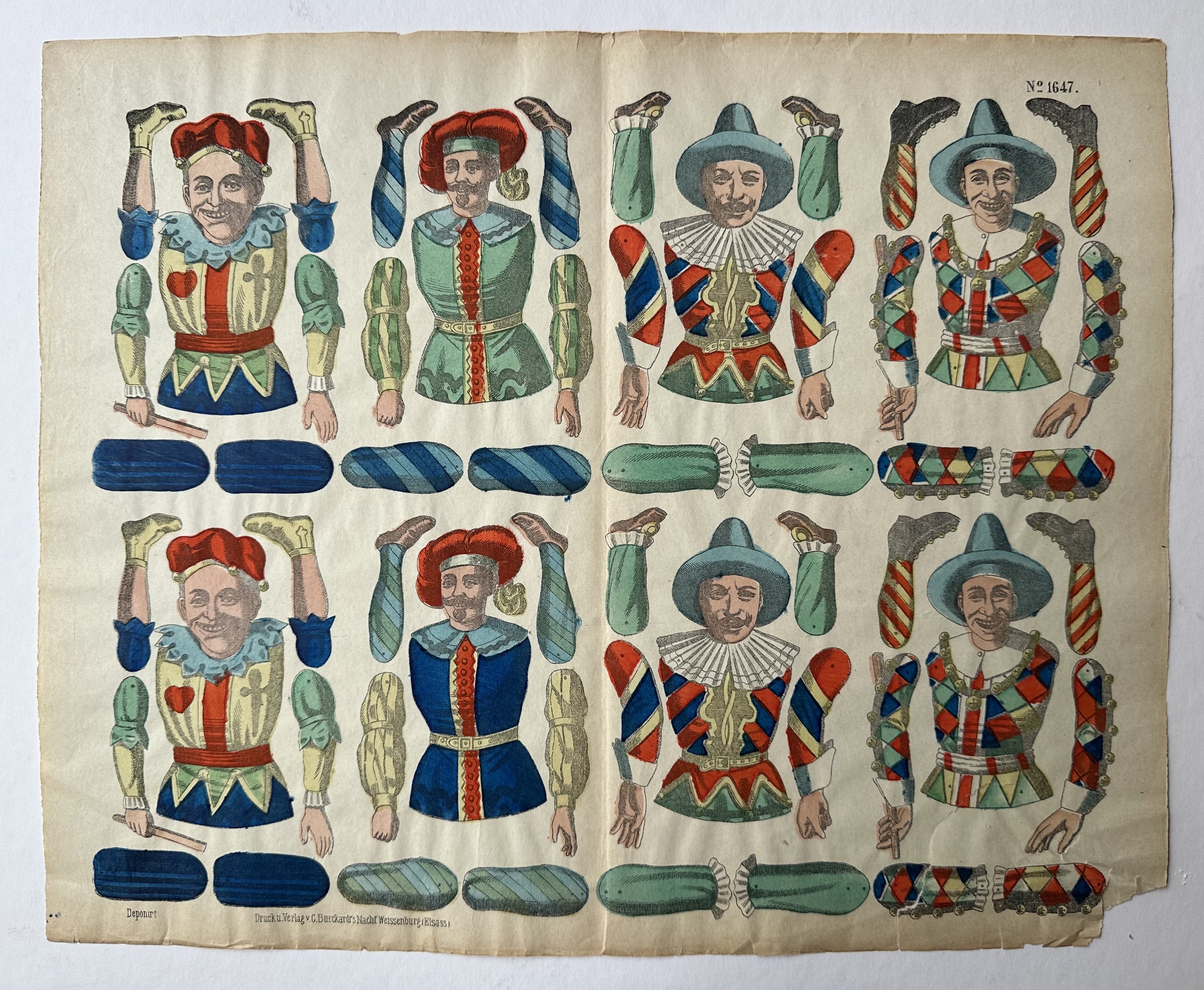 Jester Paper Doll No. 1647