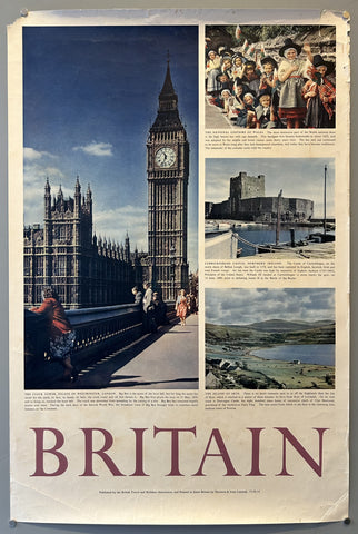 Link to Various United Kingdom Attractions PosterEngland, c. 1950s Product