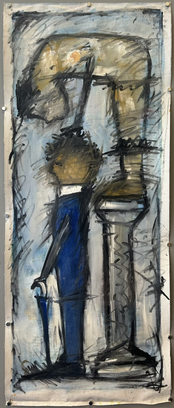 oil on canvas painting