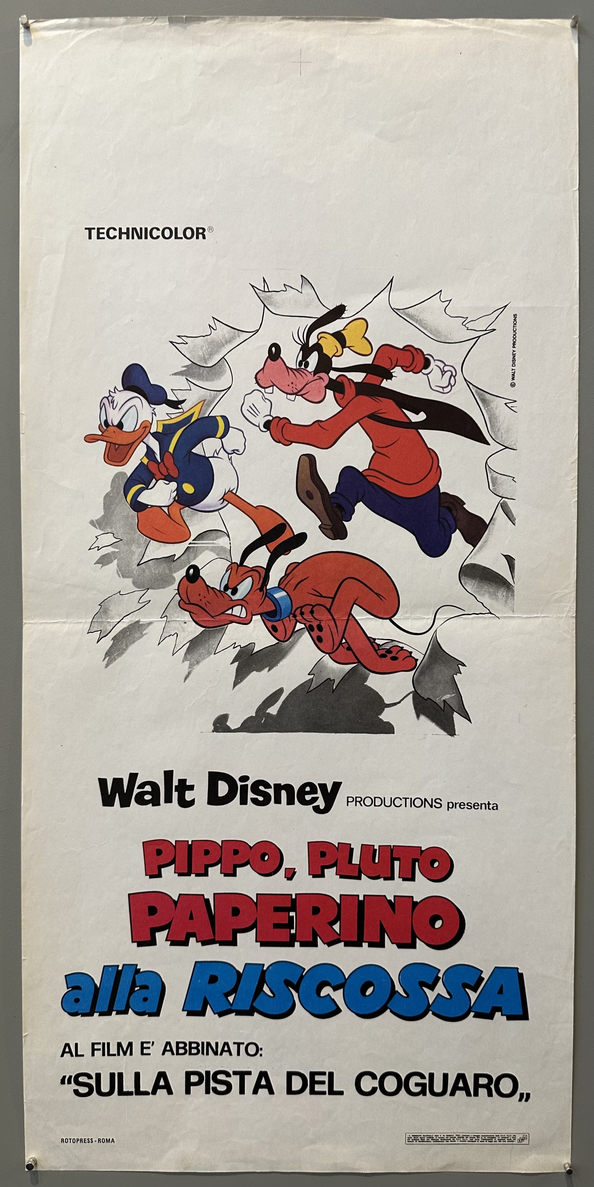 Pippo, Pluto, Paperino alla Riscossa Poster White