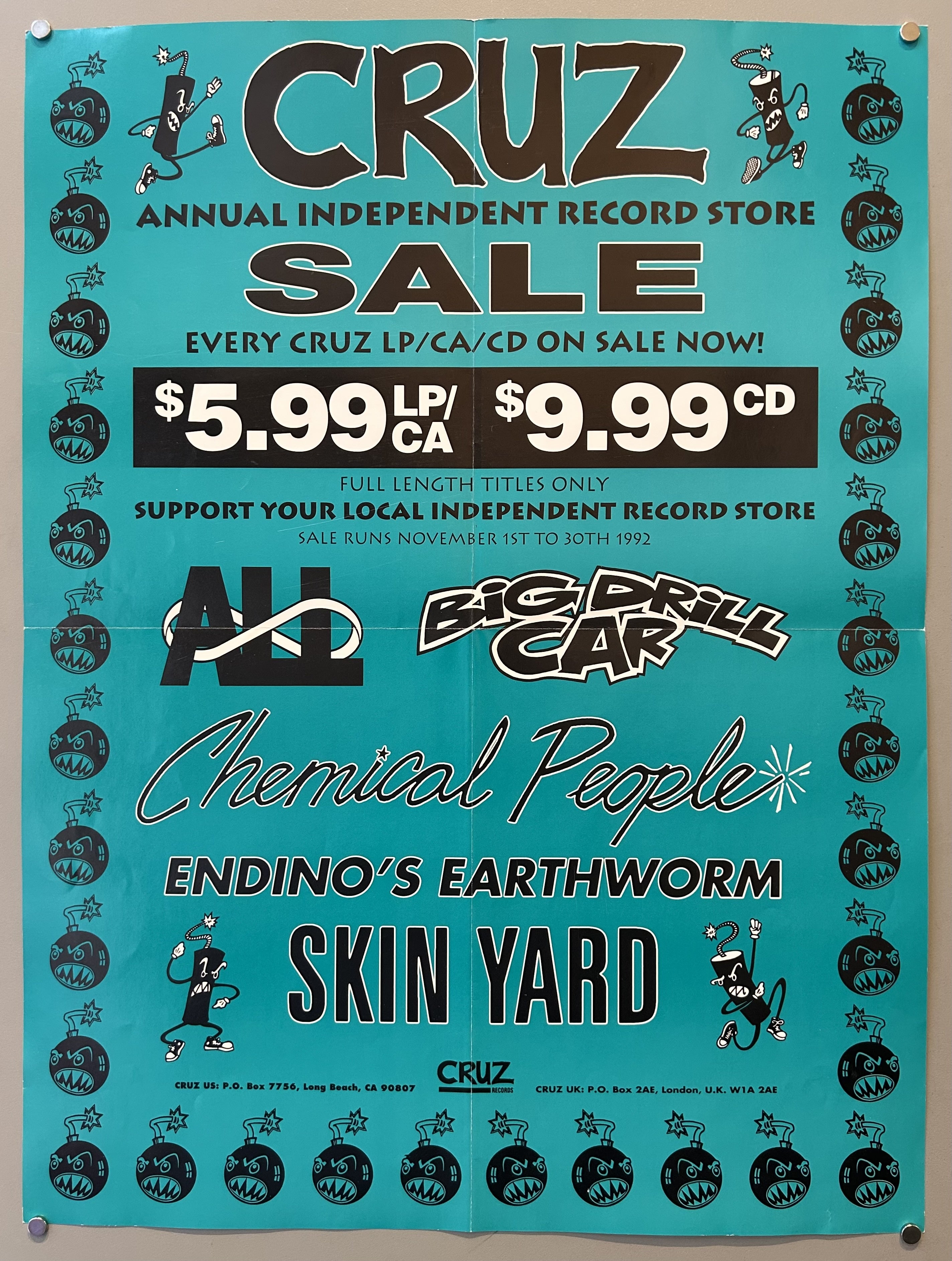 teal background with text