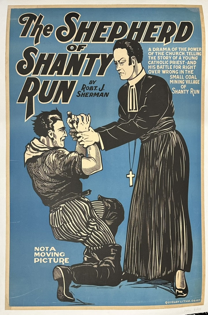 The poster includes the imprint "QUIGLEY LITHO. COKE." in the bottom right corner. Quigley Litho. Co. was an American lithography company based in New York.