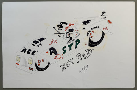 Link to  "Hot-Rod" Race Car Illustration 1United States, 2020  Product