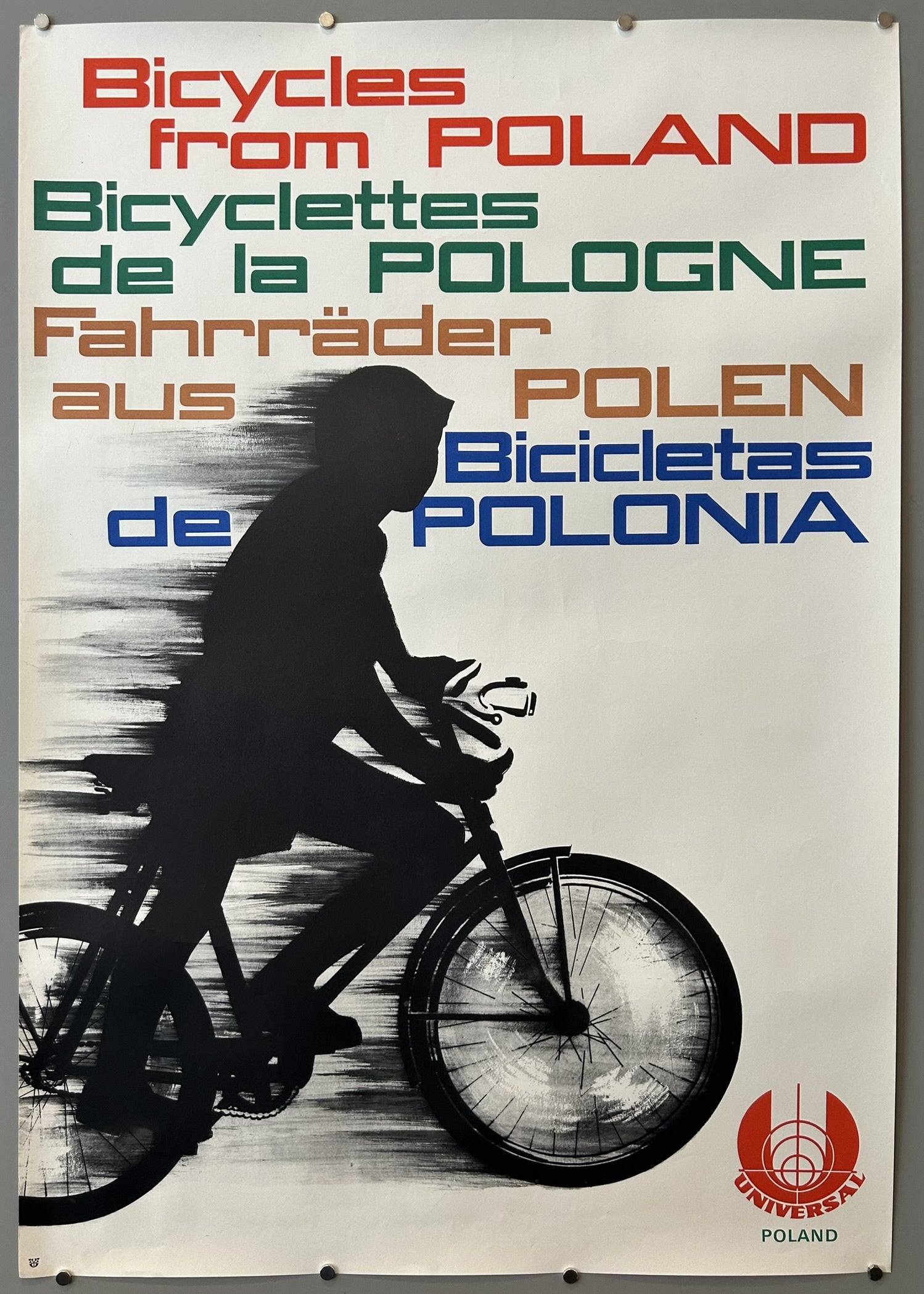 t advertises "Bicycles from POLAND" as indicated by the prominent text in multiple languages (English, French, German, and Spanish).