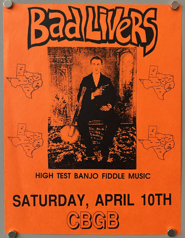 Link to Bad Livers High Test Banjo Fiddle Music (Orange)USA, c. 1990s Product