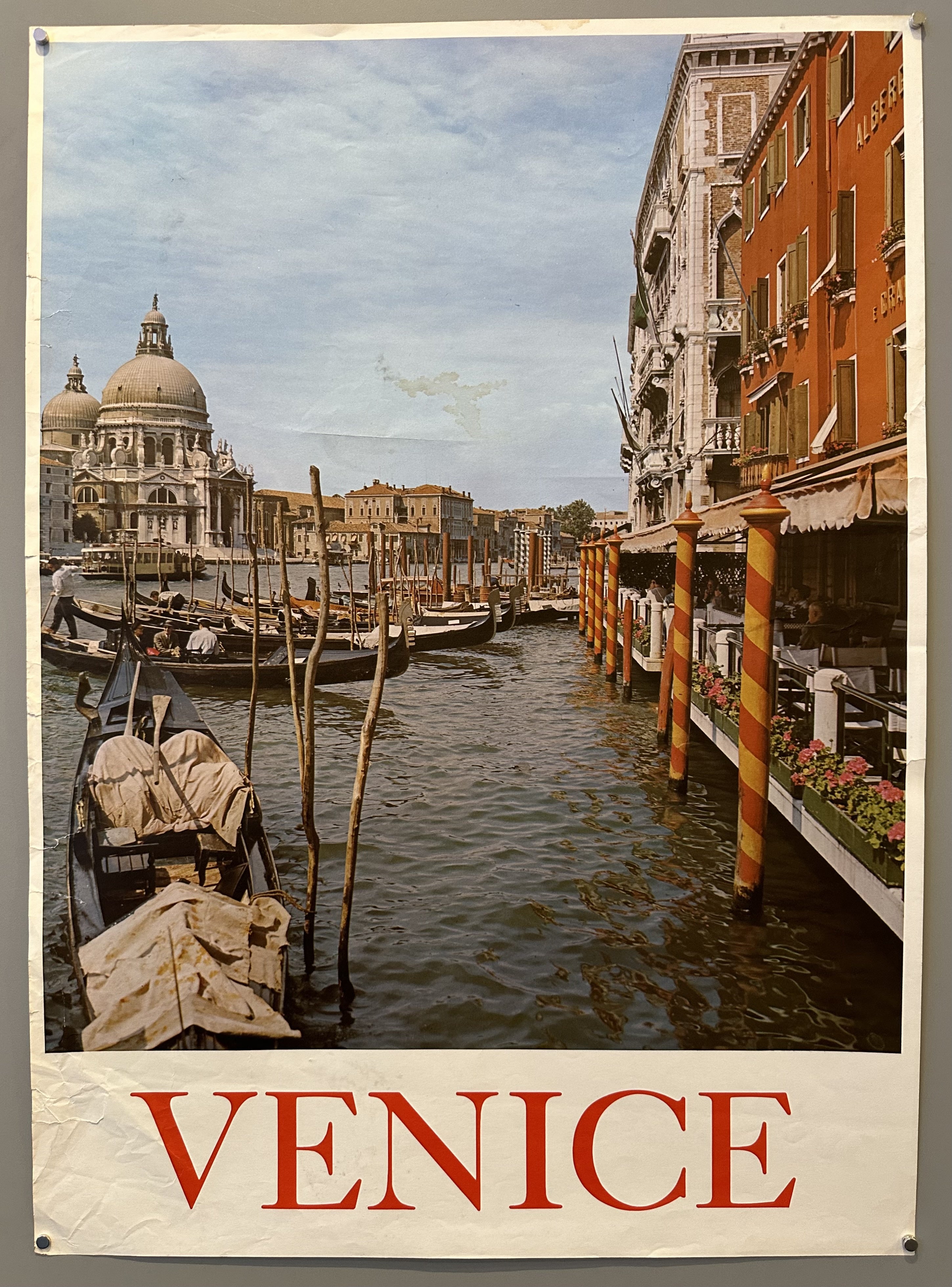 Venice Gondolas Travel Poster
