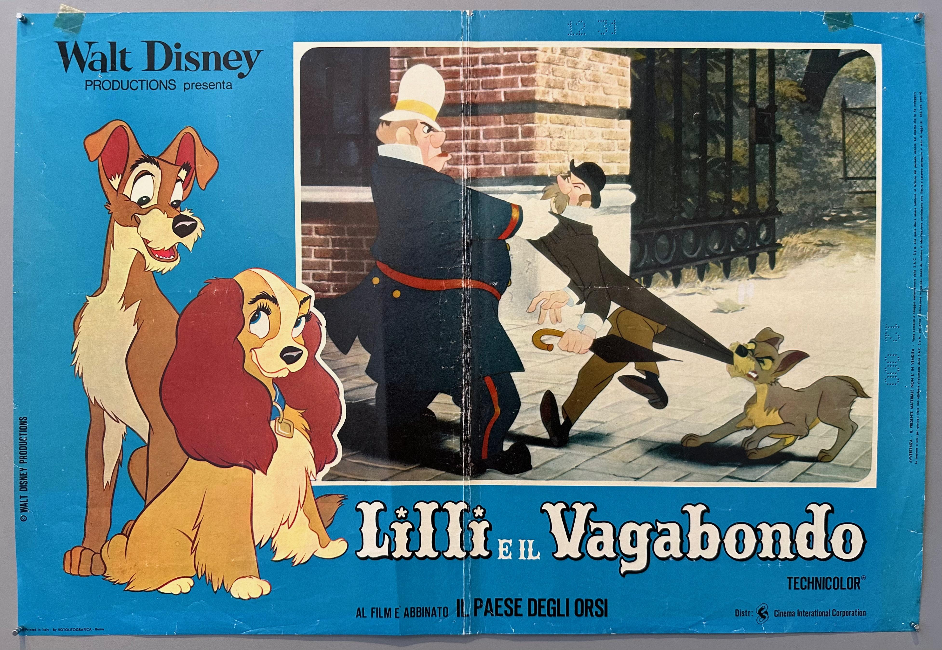 Walt Disney Lilli e Il Vagabondo Poster 2