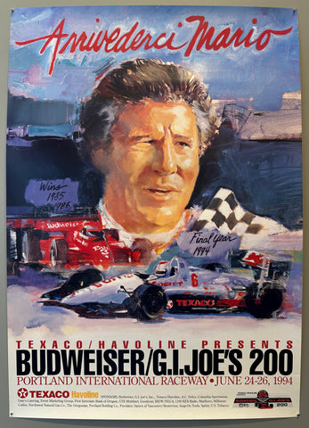 Link to Arrivederci Mario Budweiser/G.I.Joe's 200 PosterUSA, 1994 Product