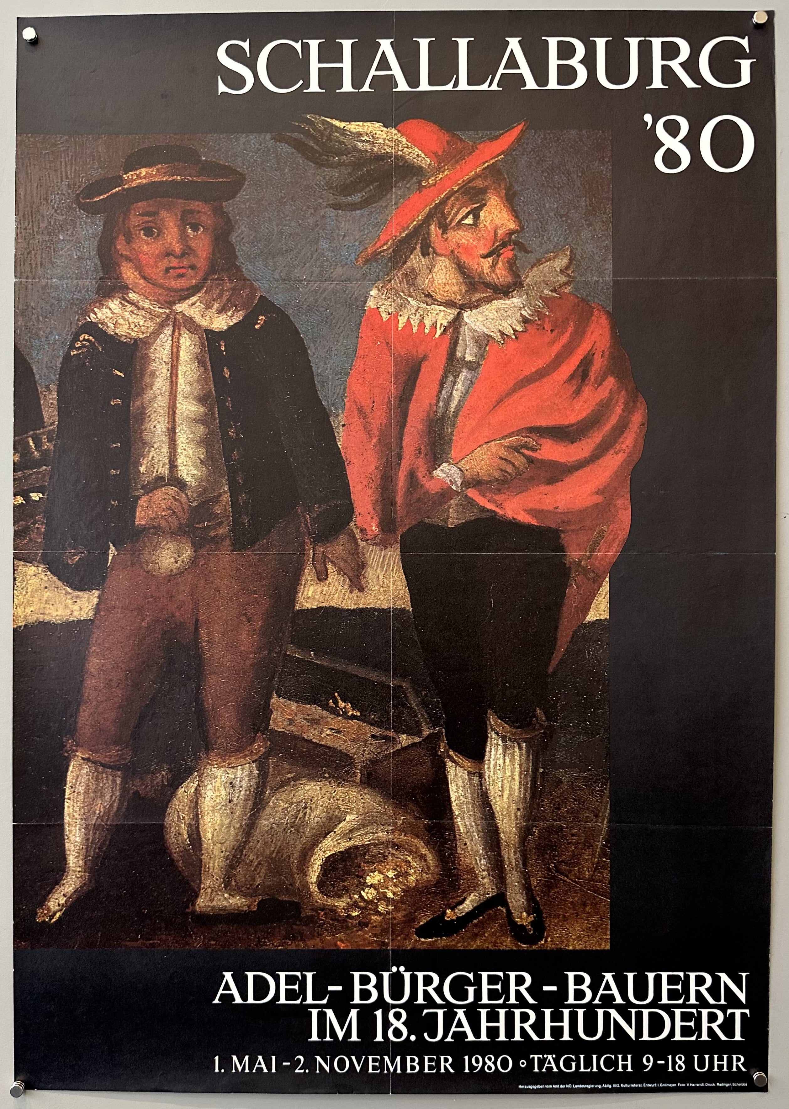 This poster advertises an exhibition held at Schallaburg Castle in 1980.