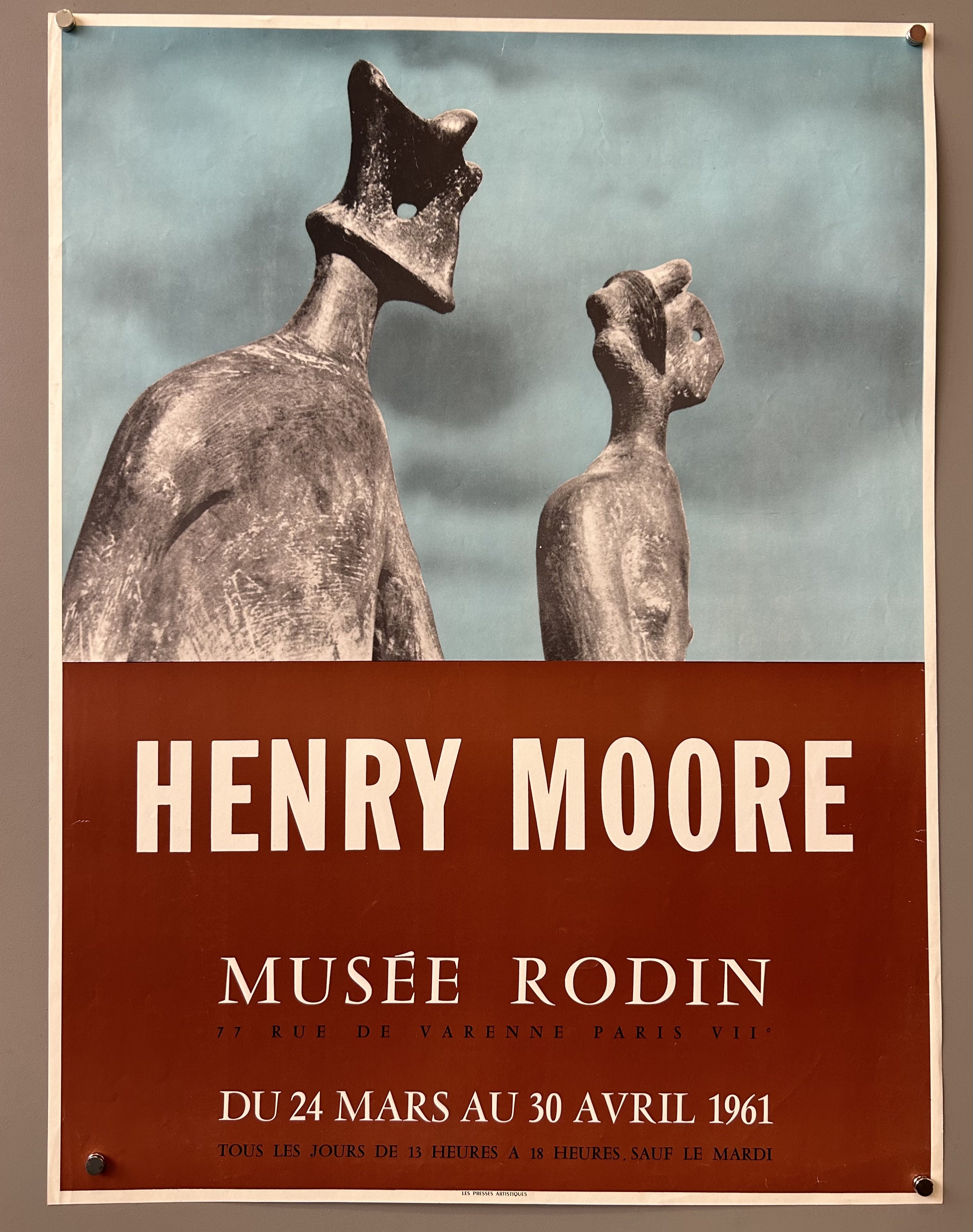 art exhibition featuring the work of sculptor Henry Moore.