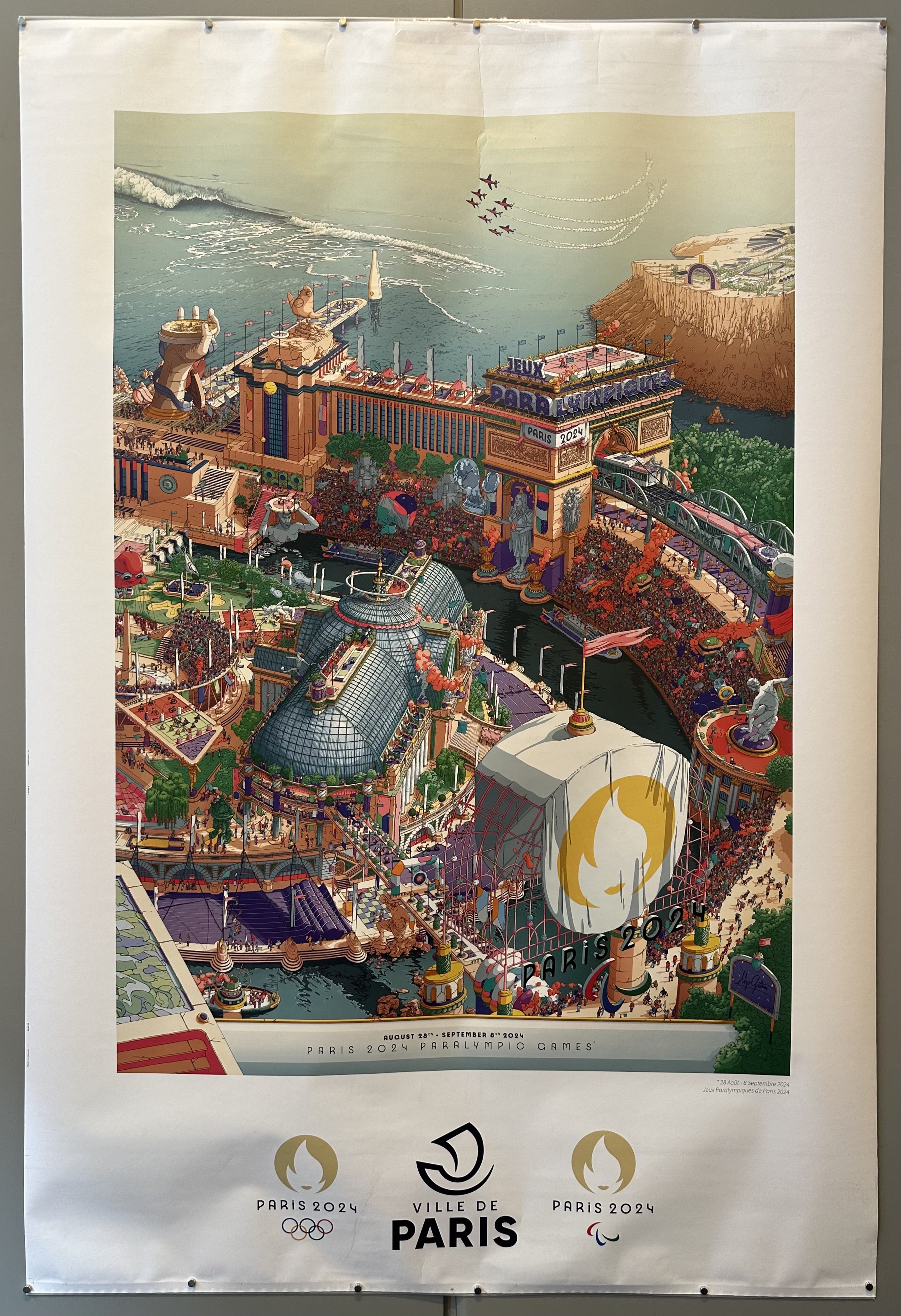 Paris 2024 Paralympic Games Poster