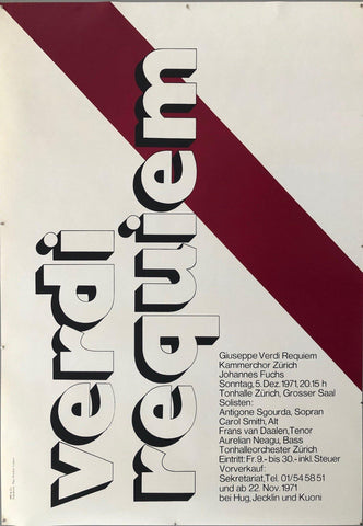 Link to  Verdi RequiemSwitzerland, 1971  Product