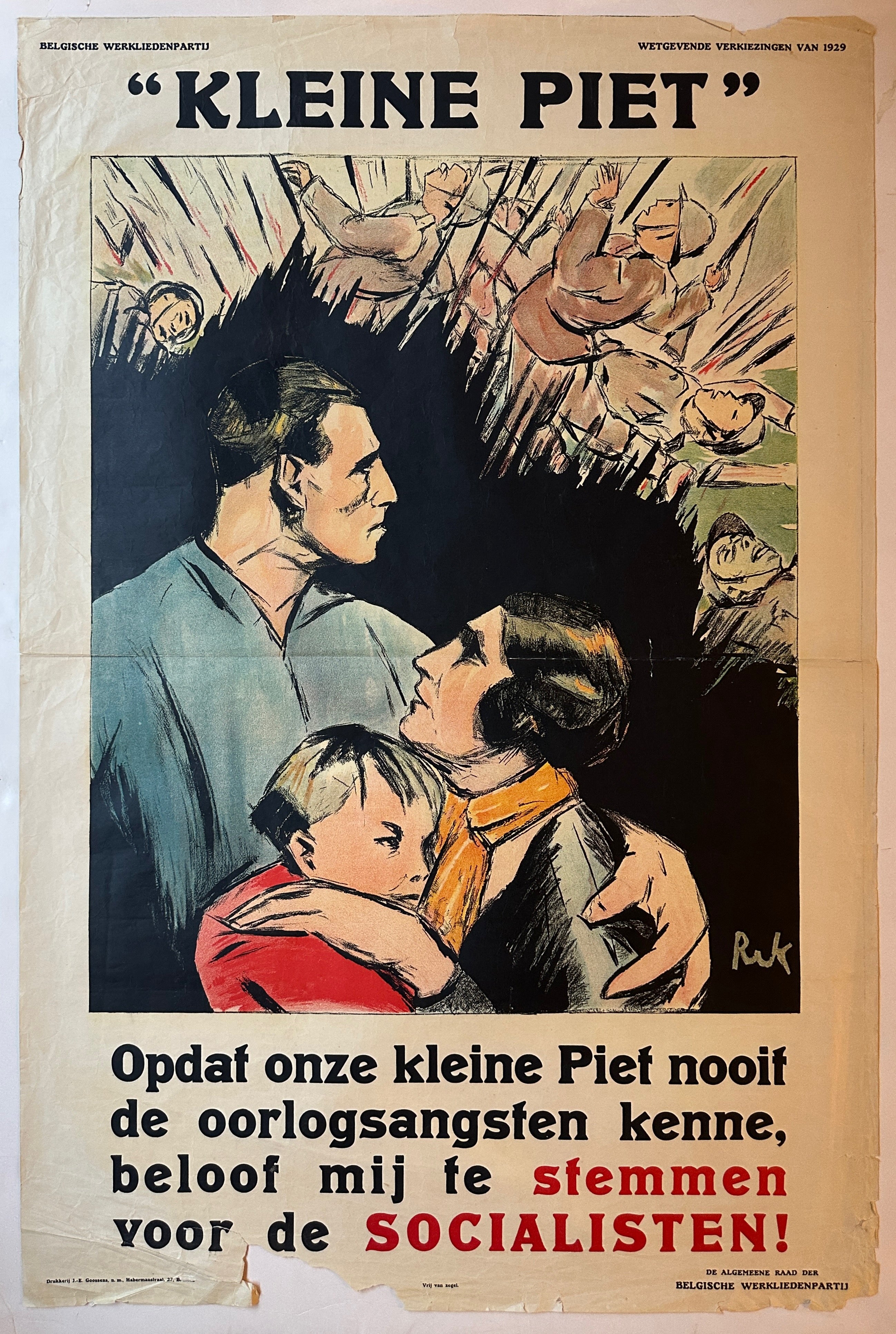 Kleine Piet Socialism Poster