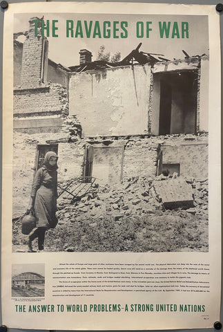 Link to The Ravages of War - United Nations PosterU.S.A., c. 1950 Product