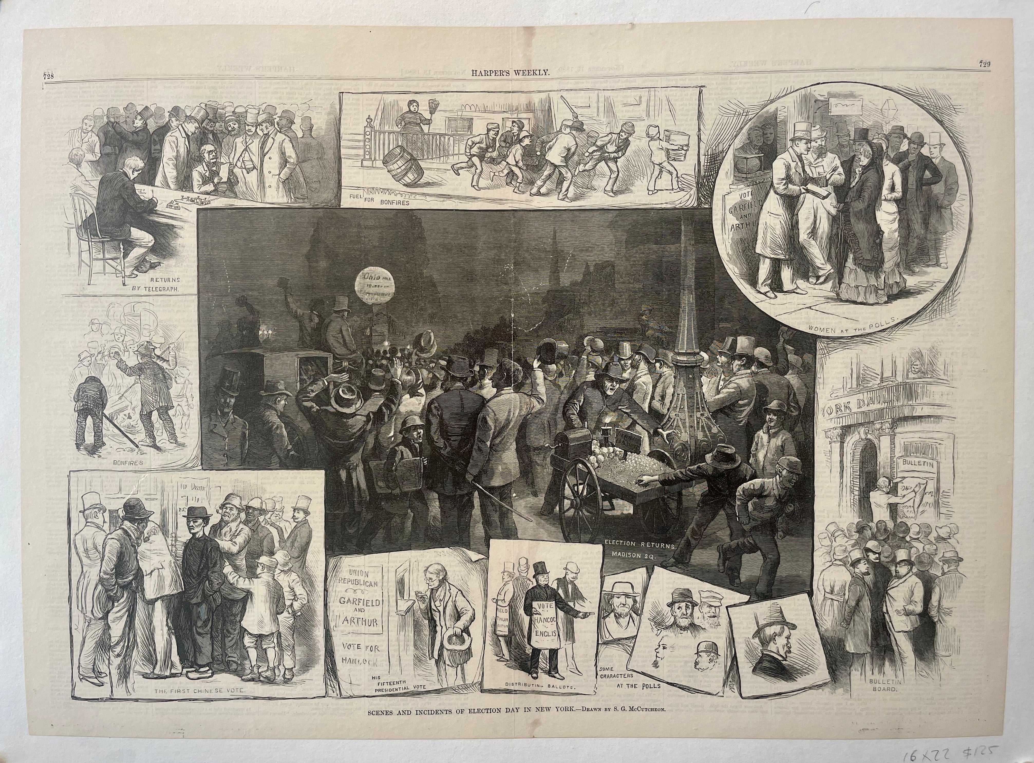 Harper's Weekly 'Election Day in New York'