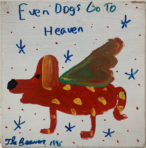 Link to Even Dogs Go To Heaven #24 The Beaver PaintingU.S.A, c. 1995 Product