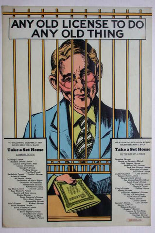 Link to Exhibit Supply Co. Any Old License To Do Any Old Thing Print Product